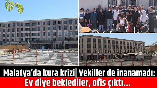 Malatya'da kura krizi| Vekiller de inanamadı: Ev diye beklediler, ofis çıktı