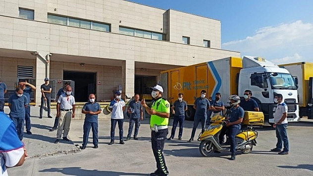 Kuryelere trafik eğitimi