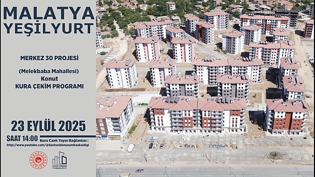 Malatya'da Merkez 30 Projesi kura sonuçları.... Hak sahipleri tam liste…
