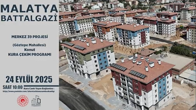 Malatya'da Merkez 39 Projesi'nin Kura Çekimi Başladı: Canlı izlemek İçin Tıklayın…