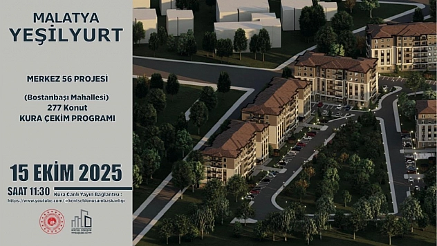 Malatya'da Merkez 56 Projesi kura sonuçları belli oldu: Hak sahipleri tam liste…
