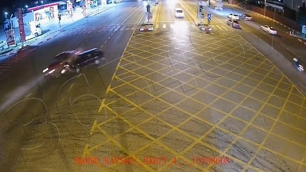 Malatya'daki trafik kazaları KGYS kameralarına takıldı