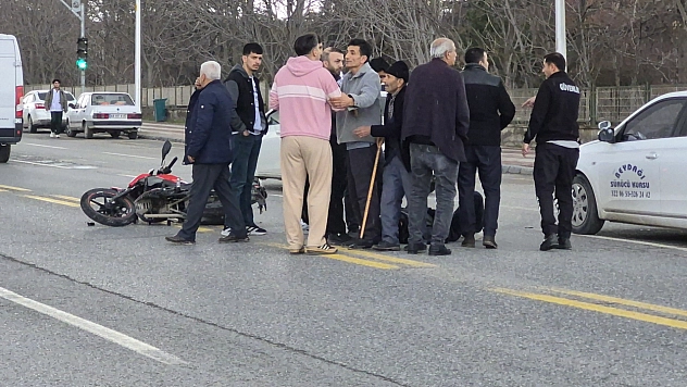 Malatya'da motosiklet kazası