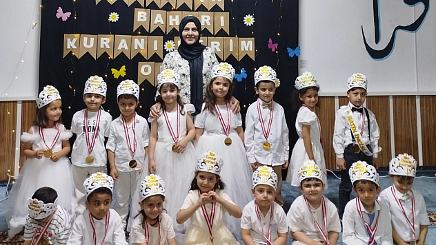 Malatya'da minik öğrencilerin hatim sevinci