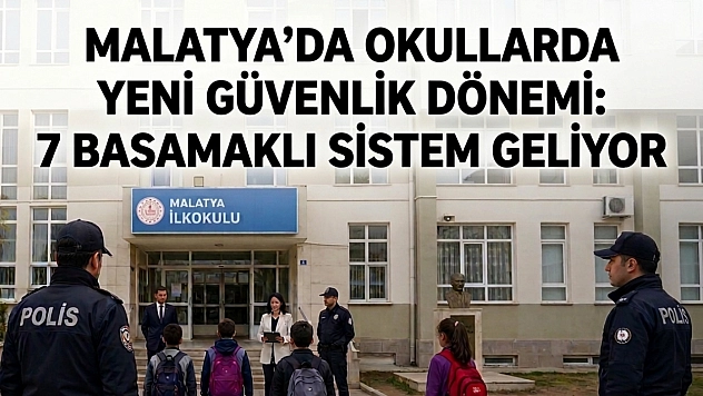 Malatya'da Okullarda Yeni Güvenlik Dönemi: 7 Basamaklı Sistem Geliyor
