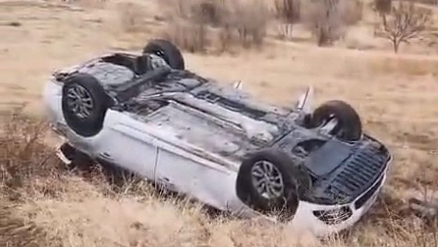 Malatya' da otomobil Şarampole Yuvarlandı, 4 Yaralı