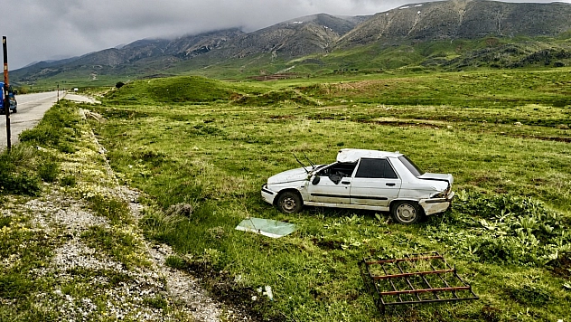 Malatya'da otomobil şarampole yuvarlandı: 6 yaralı