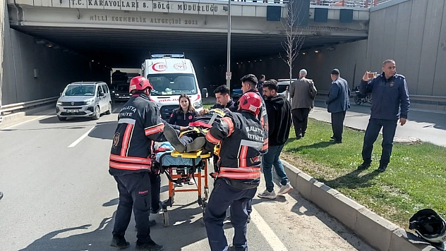 Malatya'da otomobil ters döndü: 1 yaralı
