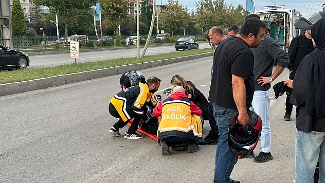 Malatya'da otomobilin çarptığı motosiklet 30 metre sürüklendi: 1 yaralı