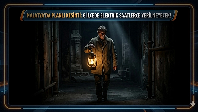 Malatya'da Planlı Kesinti: 8 İlçede Elektrik Saatlerce Verilmeyecek!