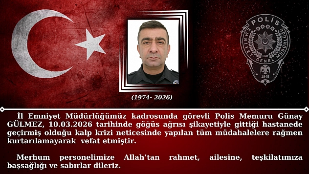Malatya'da Polis Memuru Günay Gülmez hayatını kaybetti