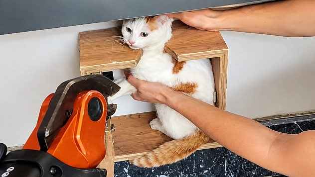 Malatya'da posta kutusundan mektup değil kedi çıktı!