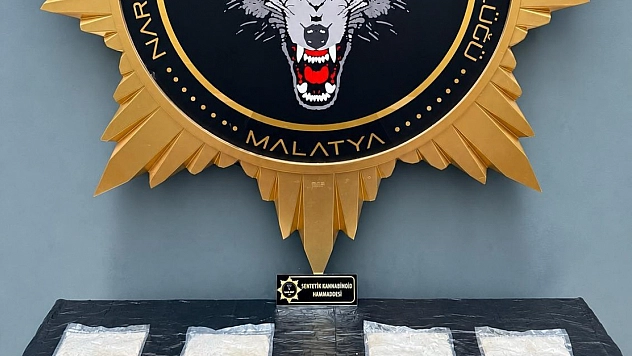 Malatya Emniyeti'nden tarihi operasyon!  İlk kez bu miktarda yakalandı