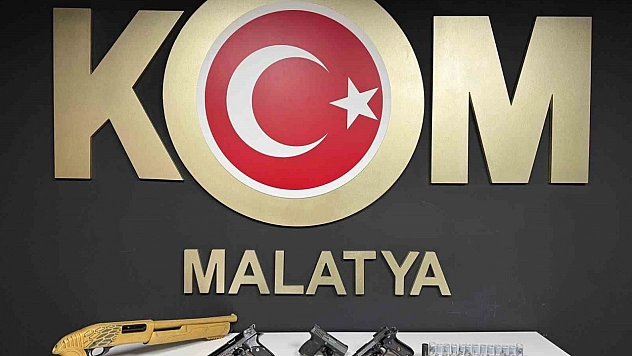 Malatya'da ruhsatsız silah operasyonu