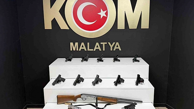 Malatya'da silah ticareti yapan şüpheliler yakalandı