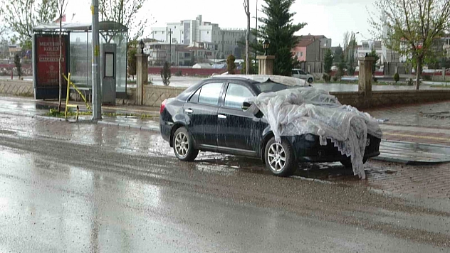 Sağanak ve dolu etkili oldu