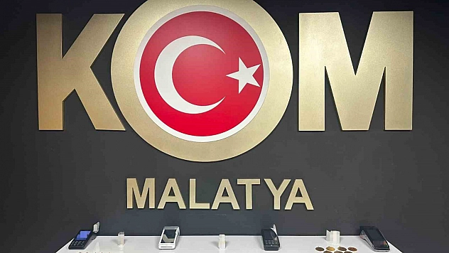 Malatya'da 9 milyonluk altın operasyonu: Darphane basmışlar