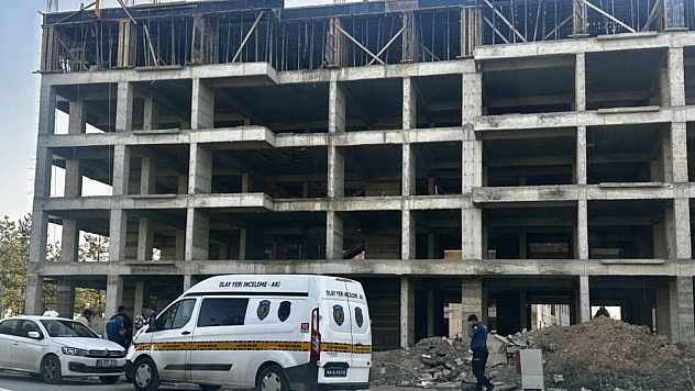 Malatya'da şantiyede iş kazası! İşçi yüksekten düştü