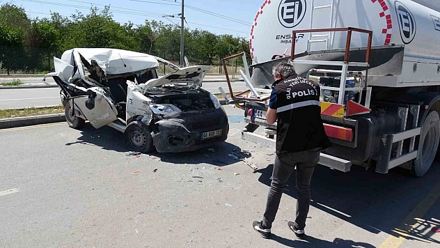 Malatya'da feci kaza: 20 yaşındaki genç ağır yaralandı