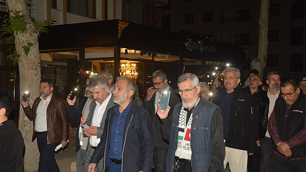 Malatya'da 'Sumud ve Gazze İçin eylemdeyiz' yürüyüşü