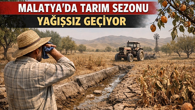 Malatya'da tarım sezonu yağışsız geçiyor