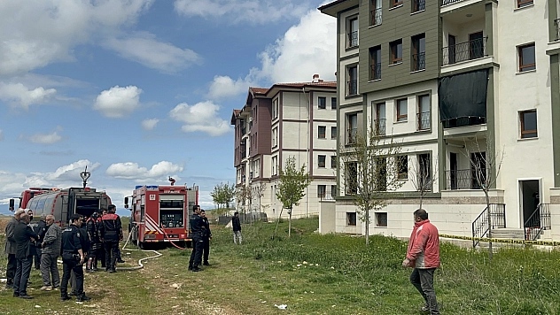 Malatya'da TOKİ Konutlarında Yangın