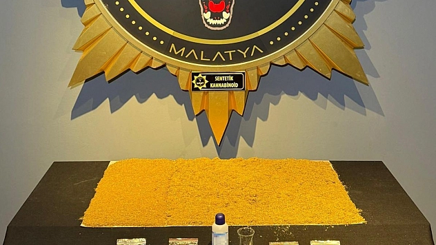 Malatya'da Narkotik Operasyonu: 1,5 Kilo Bonzai Ele Geçirildi
