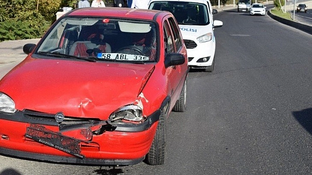 Trafik kazası 1 yaralı