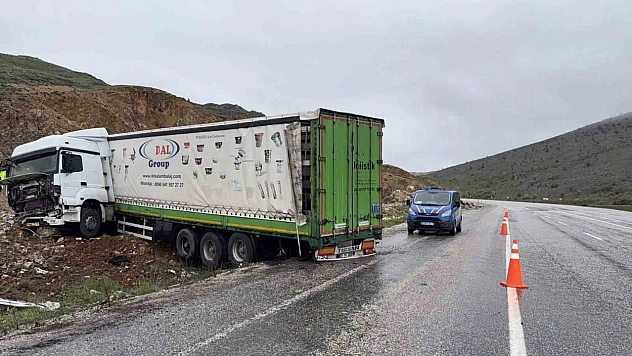 Malatya'da tır kazası: 1 yaralı