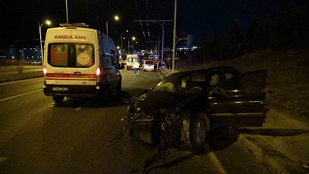 TÖTM kavşağında kaza: 4 yaralı