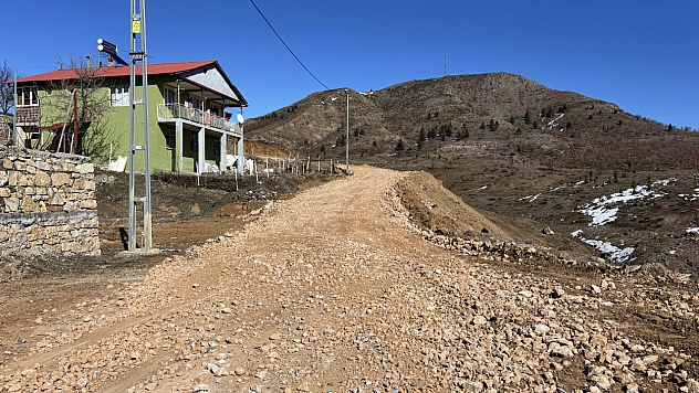 Malatya'da Ulaşımı Rahatlatacak Yol Çalışması