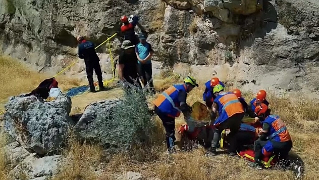 Malatya'da UMKE'den gerçeği aratmayan tatbikat