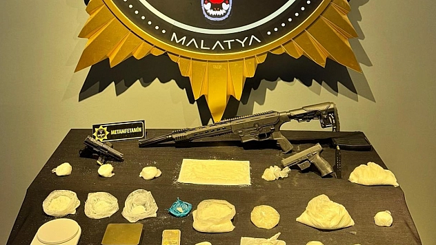 Malatya'da narkotik operasyonu: Kilolarca metamfetamin yakalandı