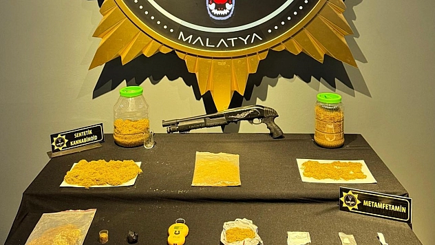 Malatya'da uyuşturucu operasyonu: 5 gözaltı