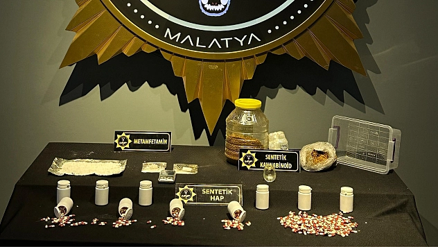 Malatya'da uyuşturucuya geçit yok: 13 şüpheli tutuklandı