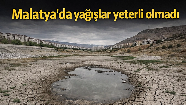 Malatya'da yağışlar yeterli olmadı