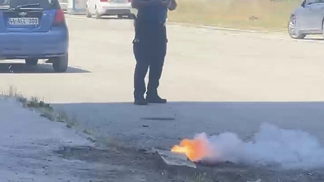Malatya'da yer altındaki elektrik hattında yangın paniği