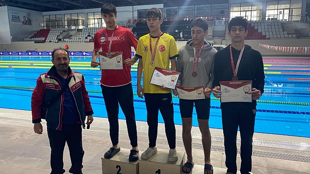 Malatya'da Yüzme Okul Sporları İl Birinciliği Tamamlandı