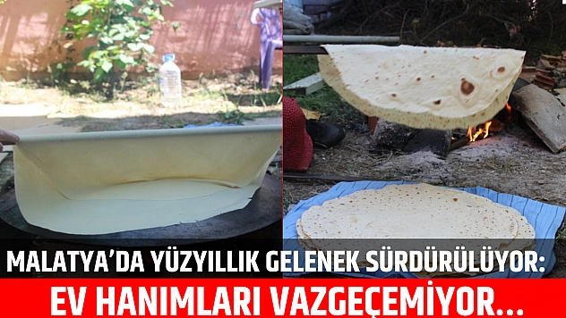 Malatya'da yüzyıllık gelenek sürdürülüyor: Ev hanımları vazgeçemiyor…