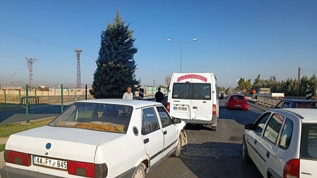 Malatya'da zincirleme kaza