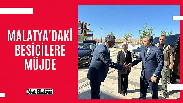 Malatya'daki besicilere müjde