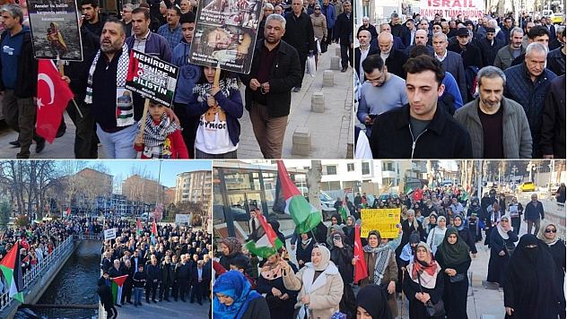Malatya'dan Dünyaya Mesaj: 'Zulme Sessiz Kalmayacağız'