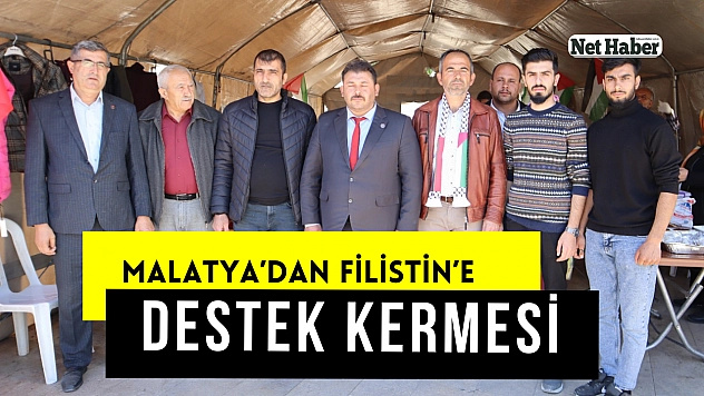 Malatya'dan Filistin'e destek kermesi