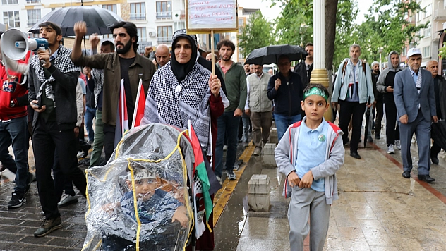 Malatya'dan Gazze'deki soykırıma tepki..!