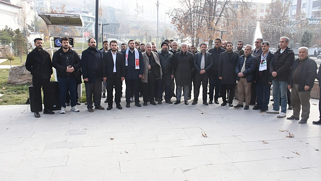 Malatya'dan Gazze'ye destek! 'Zulme sessiz kalmayacağız'