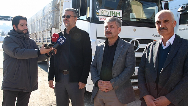 Malatya'dan Suriye'ye Kardeşlik Eli: Tırlar Yola Çıktı…