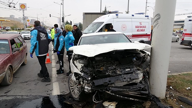 Malatya Elazığ yolunda kaza: 2 yaralı