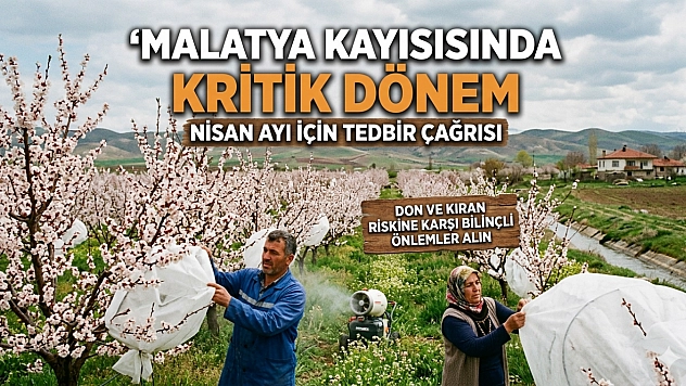 Malatya Kayısında kritik dönem: Nisan Ayı İçin Tedbir Çağrısı
