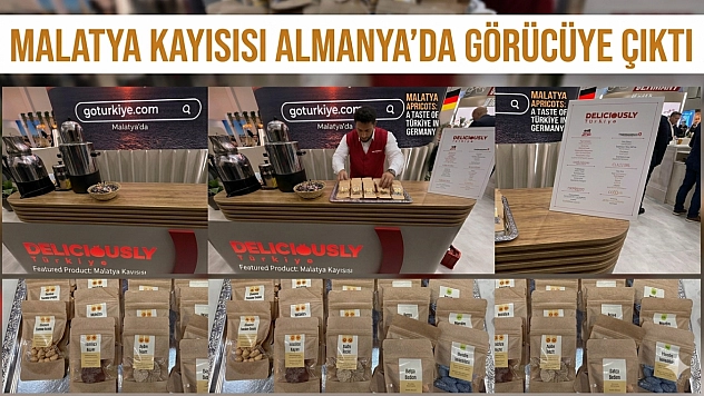 Malatya Kayısısı Almanya'da Görücüye Çıktı