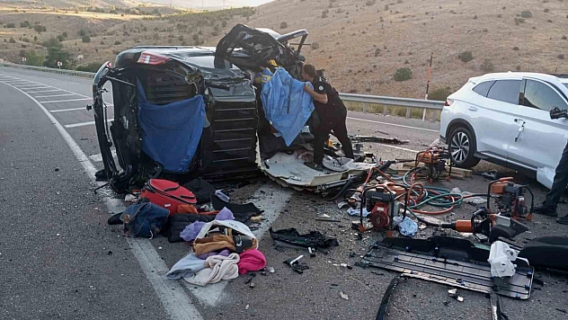 Malatya'da feci kaza: 4 Ölü, 2 Yaralı
